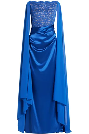 TALBOT RUNHOF Maxikleid im Cape-Design