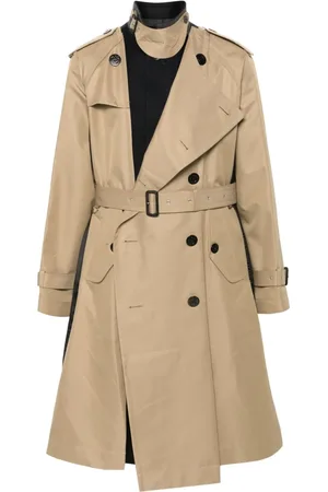 SACAI Zweifarbiger Mantel