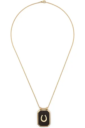 Marie Lichtenberg 18kt Gelbgoldhalskette mit Hufeisendetail