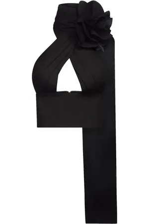 AREA Flower Corsage Neckholder-Top