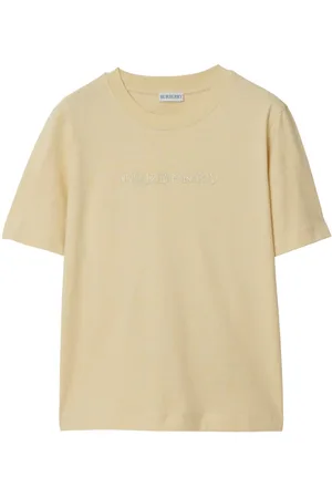 Burberry T-Shirt mit Logo-Stickerei