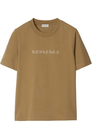 Burberry T-Shirt mit Paisley-Logo