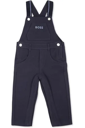 HUGO BOSS Latzhose mit Logo-Stickerei