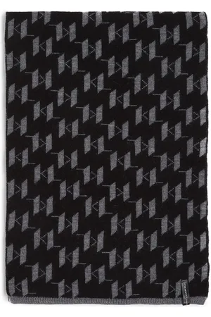 Karl Lagerfeld Gestrickter Schal mit Monogramm