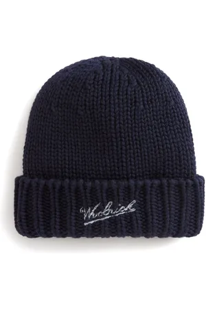 Woolrich Beanie mit Logo-Stickerei