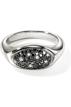 John Hardy Black Sand Ring mit Diamanten