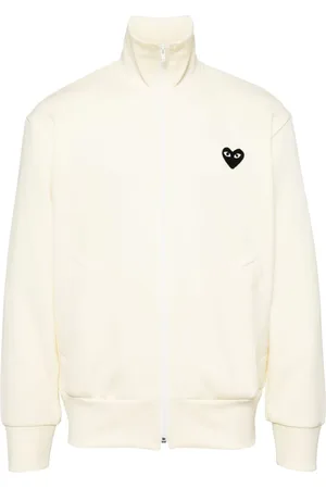 Comme des Garçons Jersey-Sportjacke mit Herz-Print