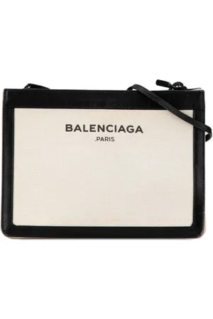 Balenciaga 21th Century Navy Pochette Umhängetasche