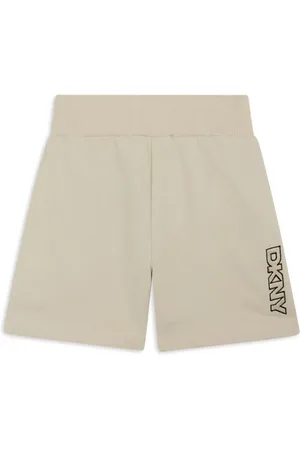 DKNY Shorts mit Logo-Applikation