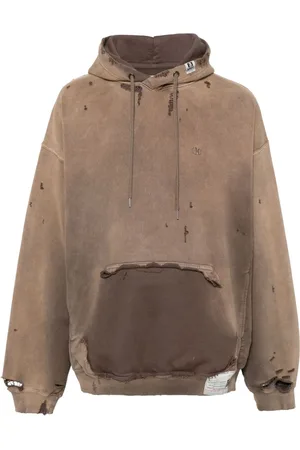 Maison Mihara Yasuhiro Hoodie in Distressed-Optik