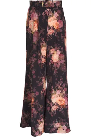 ZIMMERMANN Ausgestellte Hose mit Blumen-Print
