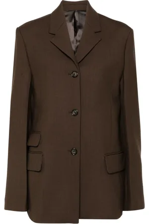 Totême EInreihiger Blazer mit geradem Schnitt