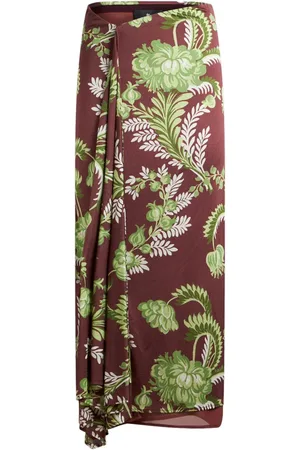 Etro Midirock mit Blumen-Print