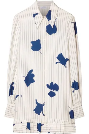 OFF-WHITE Hemdkleid mit Blumen-Print