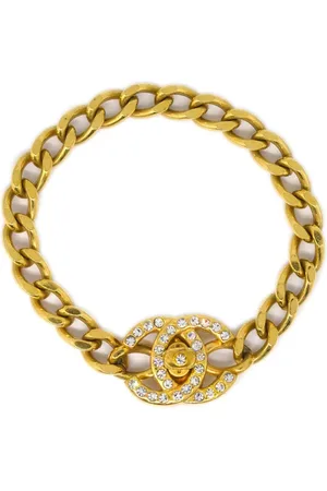 CHANEL 1996 Kettenarmband mit CC Lock