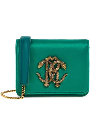 Roberto Cavalli Mini-Tasche mit Logo-Schild