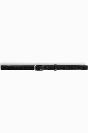 Zadig & Voltaire Gürtel mit Kroko-Prägung 20mm