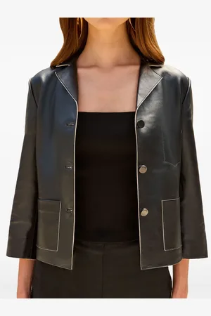 Cult Gaia Layton Blazer aus Leder