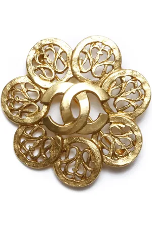 CHANEL 1995 Brosche mit CC