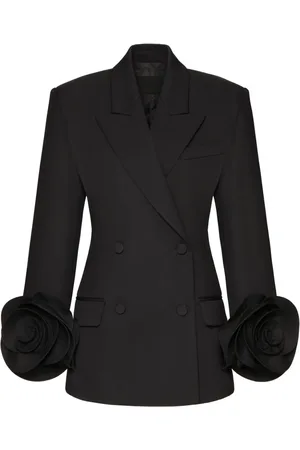 VALENTINO GARAVANI Blazer mit Rosenapplikation