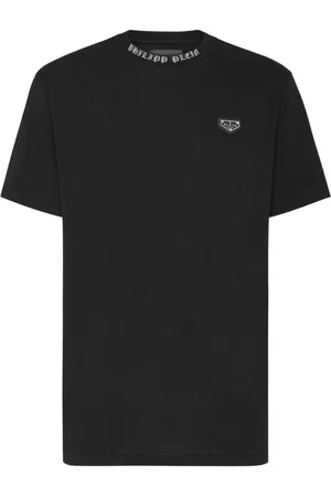 Philipp Plein T-Shirt mit Logo-Schild
