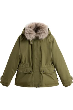 Woolrich Daunenjacke mit abnehmbarer Kapuze