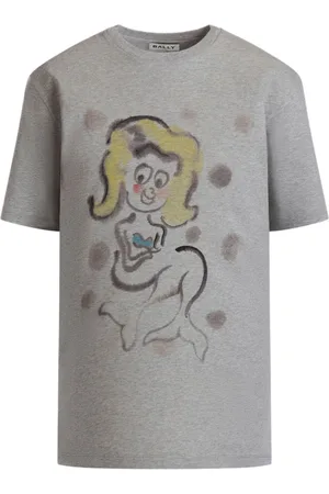 Bally T-Shirt mit grafischem Print