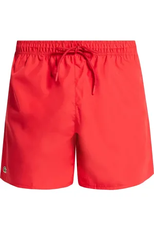 Lacoste Badeshorts mit Logo-Stickerei