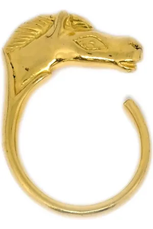Hermès 1990-2000s Ring mit Pferdemotiv