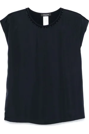 Fabiana Filippi Bluse mit Perlen
