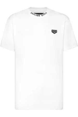 Philipp Plein T-Shirt mit Logo-Schild