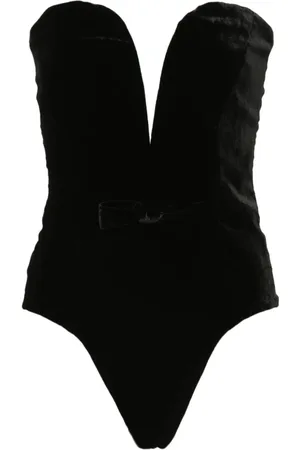 Alessandra Rich Bustier-Body aus Samt