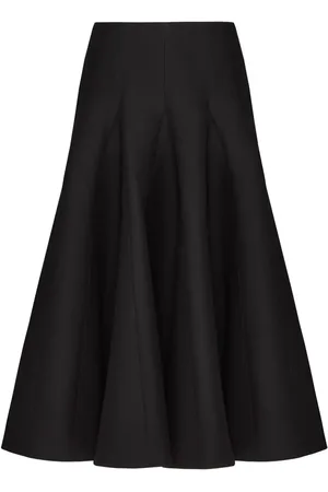 VALENTINO GARAVANI Crepe Couture Midirock