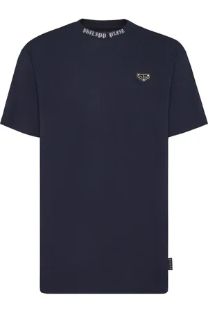 Philipp Plein T-Shirt mit Logo-Schild