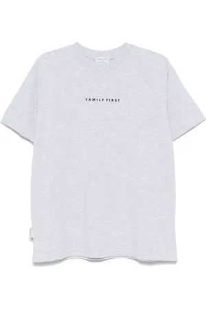 Family First T-Shirt mit Logo-Print