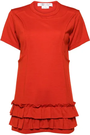 Comme des Garçons T-Shirt mit Rüschen