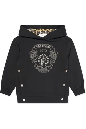 Roberto Cavalli Hoodie mit Logo-Stickerei