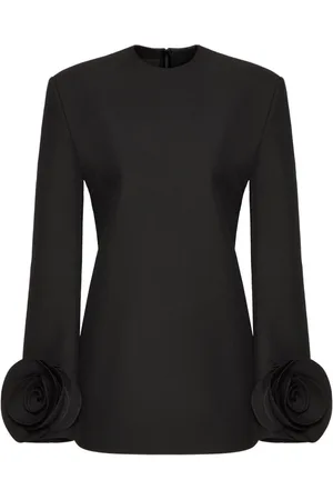 VALENTINO GARAVANI Florales Minikleid mit Rüschenmanschette