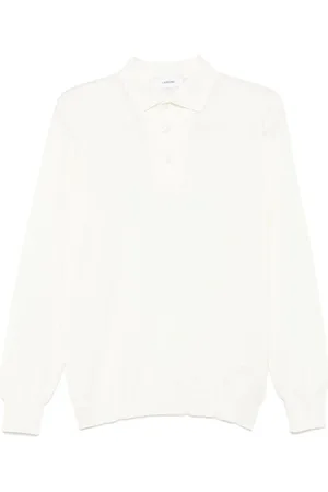LARDINI Meliertes Poloshirt