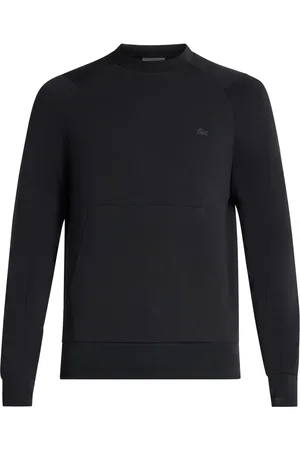 Lacoste Fleece-Sweatshirt mit Beuteltasche
