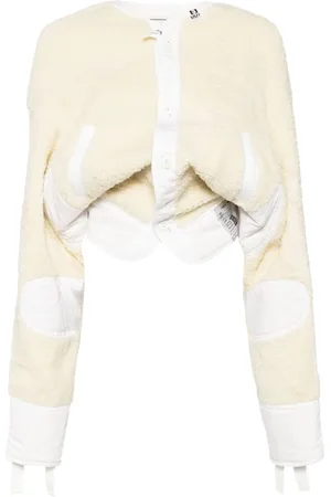 Maison Mihara Yasuhiro Cropped-Jacke mit langen Ärmeln