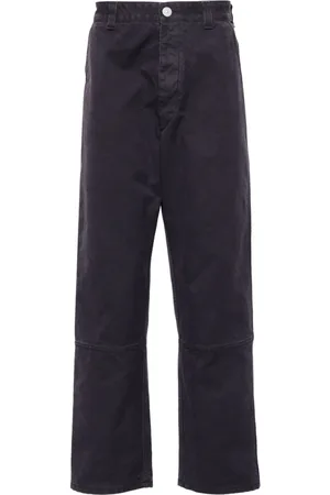 Stone Island Straight-Leg-Jeans mit Logo-Stickerei