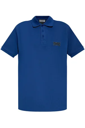 VERSACE Poloshirt mit Logo-Schild
