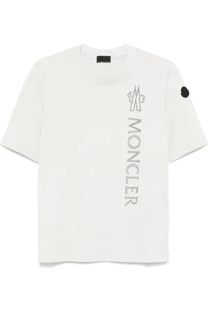 Moncler T-Shirt mit Logo-Applikation