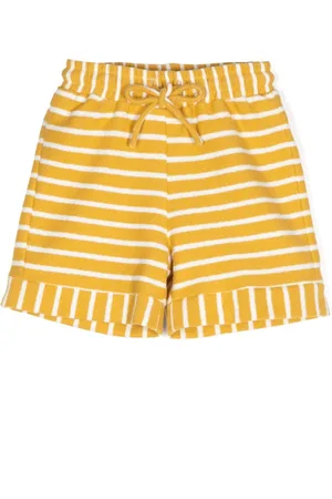 Little Bambah Gestrickte Shorts mit Streifen