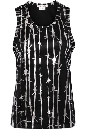Comme des Garçons Top mit grafischem Print