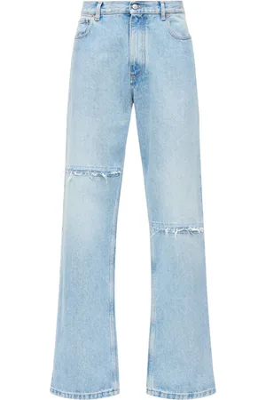 Maison Margiela Gerade Jeans im Distressed-Look