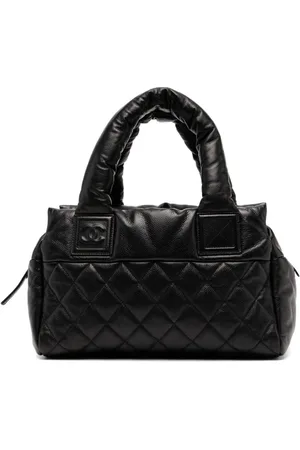 CHANEL Chanel mittelgroßer Shopper mit Rautensteppung
