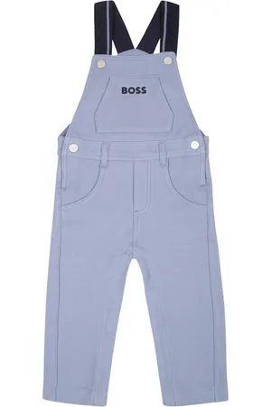 HUGO BOSS Latzhose mit Logo-Stickerei
