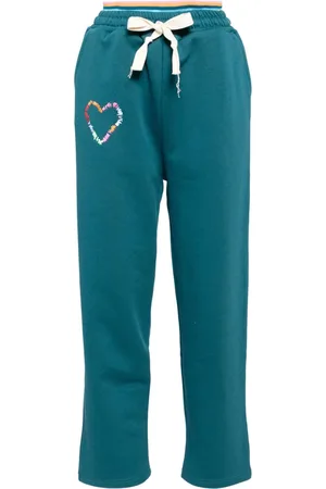 MIRA MIKATI Jogginghose mit doppeltem Bund und Stickerei